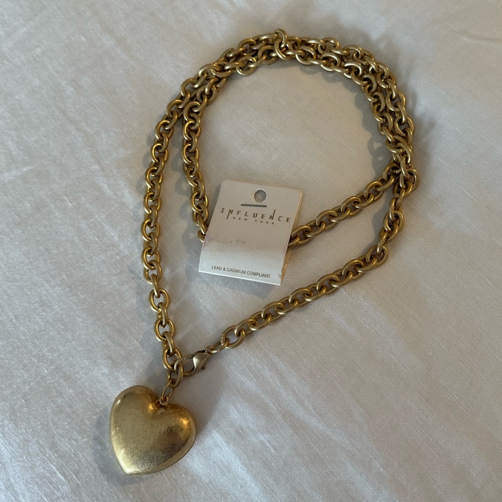 Puffy Heart Necklace